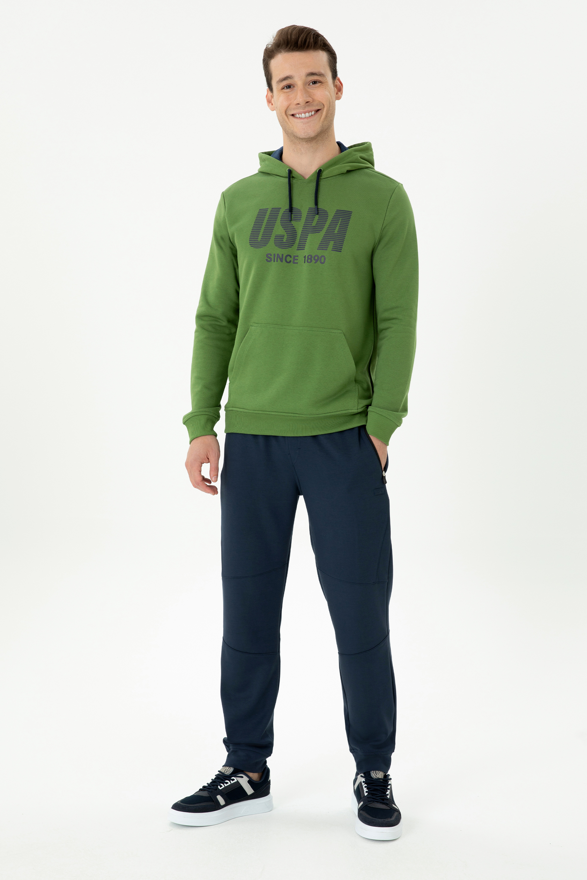 

Спортивные брюки мужские U.S. POLO Assn. G081SZ0OP0PODET синие L, Синий, G081SZ0OP0PODET