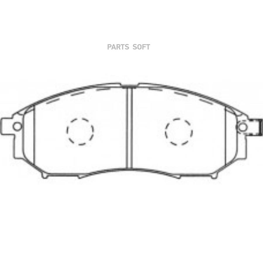 Тормозные колодки AIKO PF2444