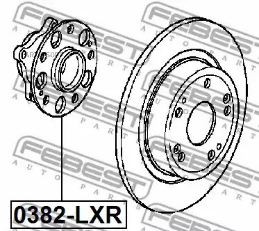 

Ступица Задняя Honda Accord Cr1 2013-2014 Febest 0382-Lxr Febest арт. 0382-LXR