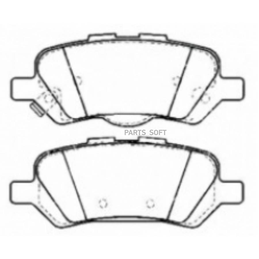 

Тормозные колодки AIKO задние для Toyota Avensis 2008- PF21002