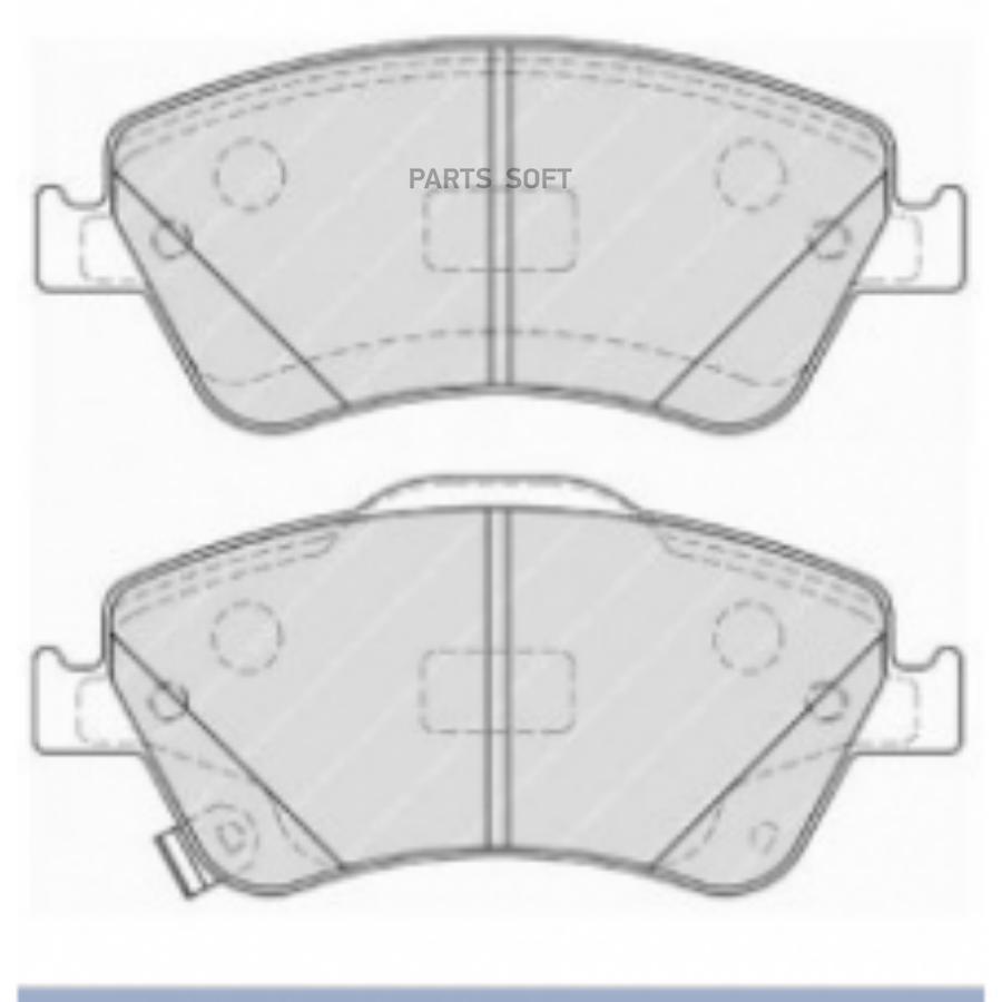 

Тормозные колодки AIKO передние для Toyota Auris 2006-2009 PF1834