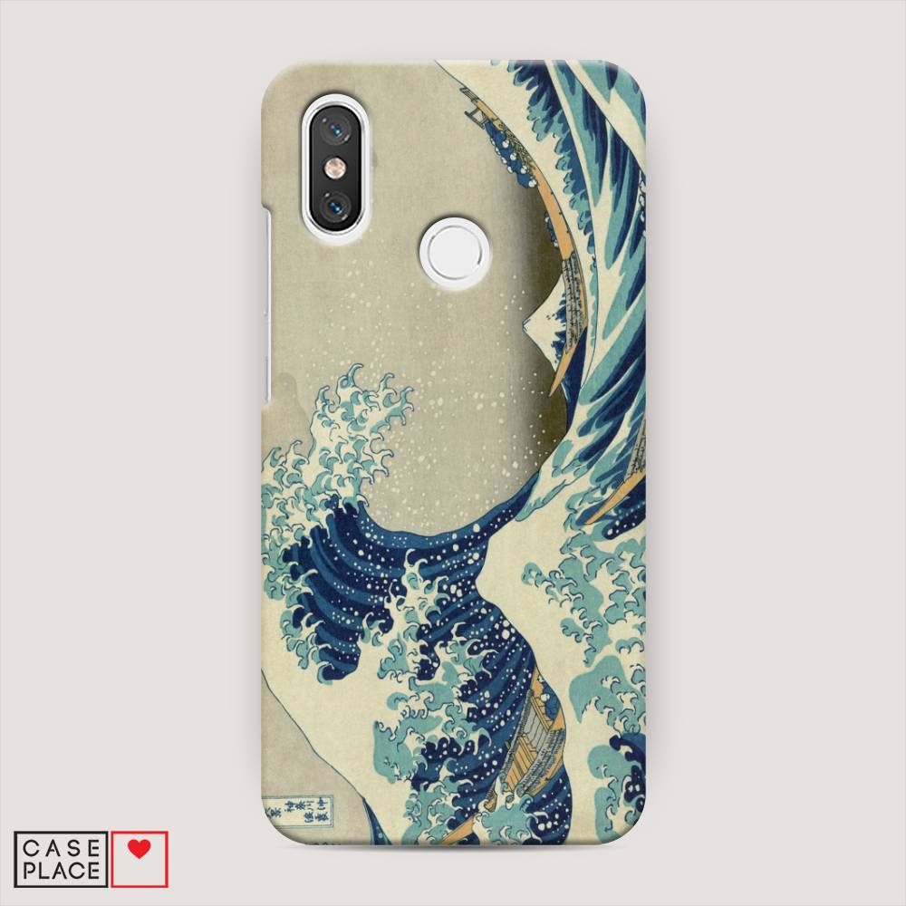 

Пластиковый чехол "Большая волна в Канагаве" на Xiaomi Mi 8, 33520-7
