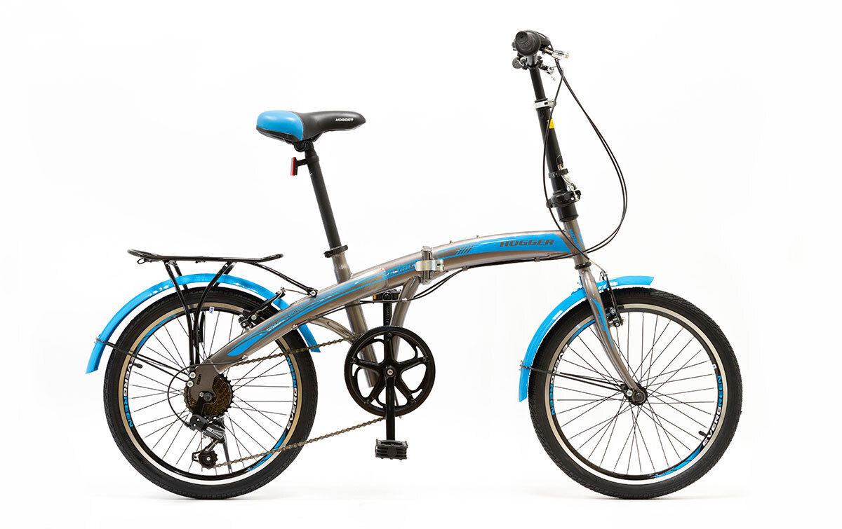 Велосипед Hogger Flex V 2022 One Size серо-голубой