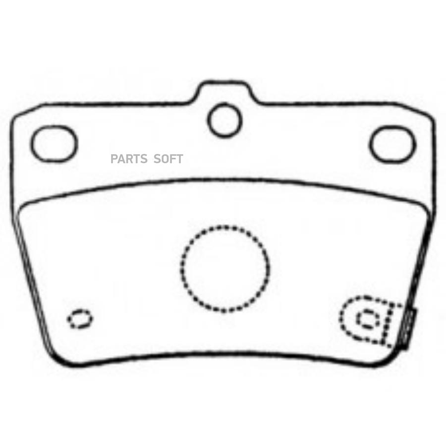 

Тормозные колодки AIKO задние для Toyota RAV4 2000-2005/Chery Tiggo 2006- PF1424