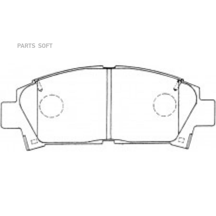 

AIKO PF1362 Колодки TOYOTA Avensis, Caldina, Carina 1997-2003 передние 1шт