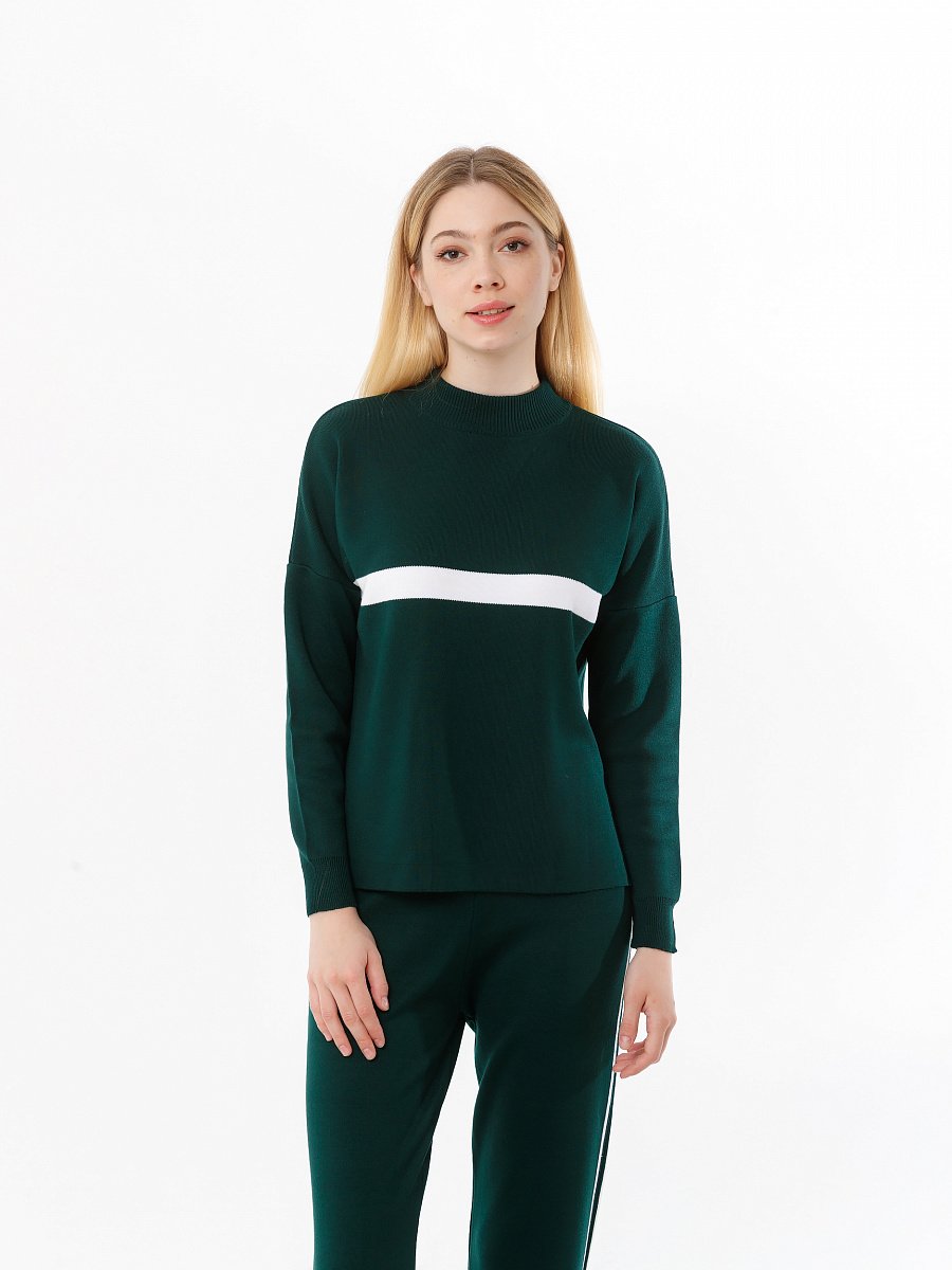 

Джемпер женский Glenfield D11LPV06X-35Q зеленый S, D11LPV06X-35Q