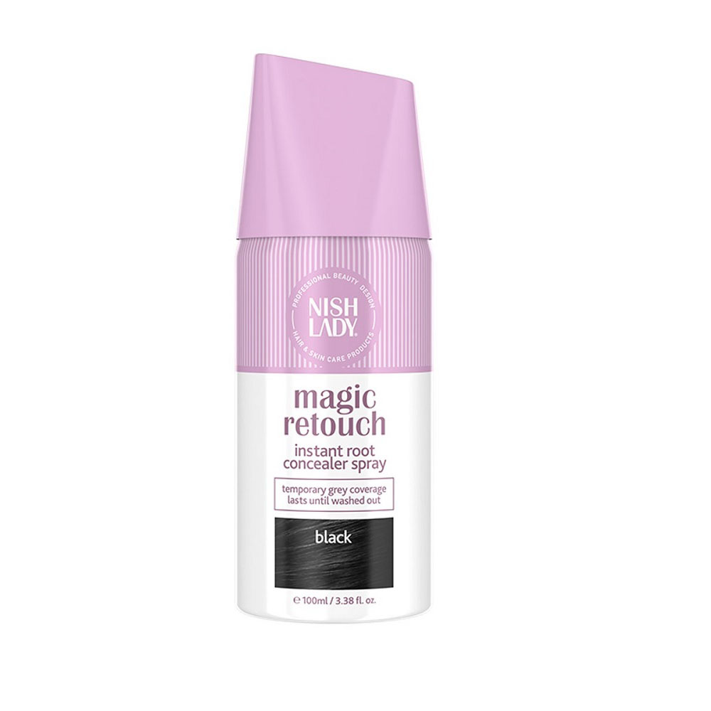 Тоник для волос NISHLADY Magic Retouch Sprays Черный 100 мл