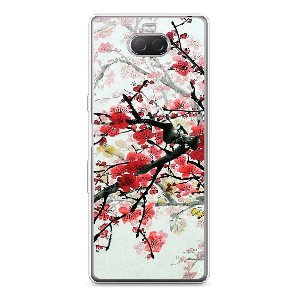 

Силиконовый чехол "Сакура" на Sony Xperia 10 Plus, 54150-4