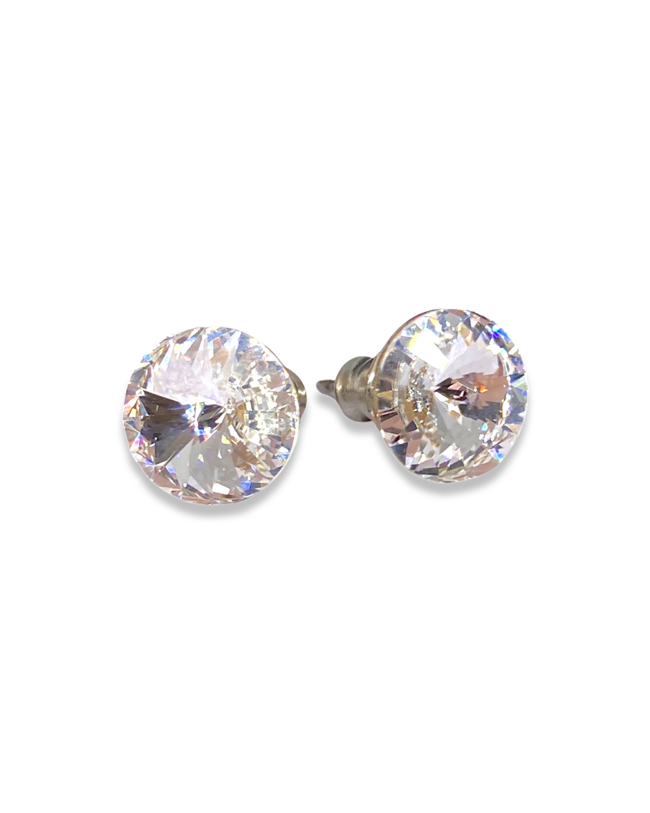 

Пусеты из бижутерного сплава с swarovski Amante crystal 3826, 3826