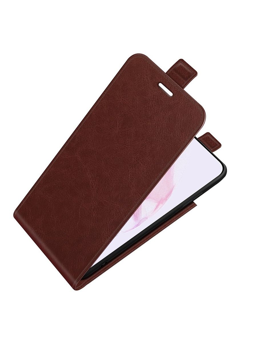 

Чехол книжка Flip для Samsung Galaxy S22 Plus/S22+ Коричневый