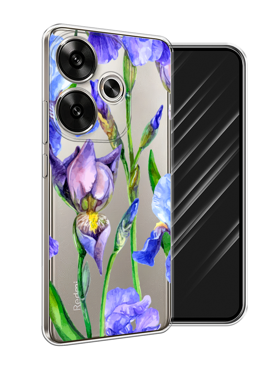 

Чехол Awog на Xiaomi Redmi Turbo 3, Poco F6 "Синие ирисы", Фиолетовый;голубой;зеленый, 322250-1