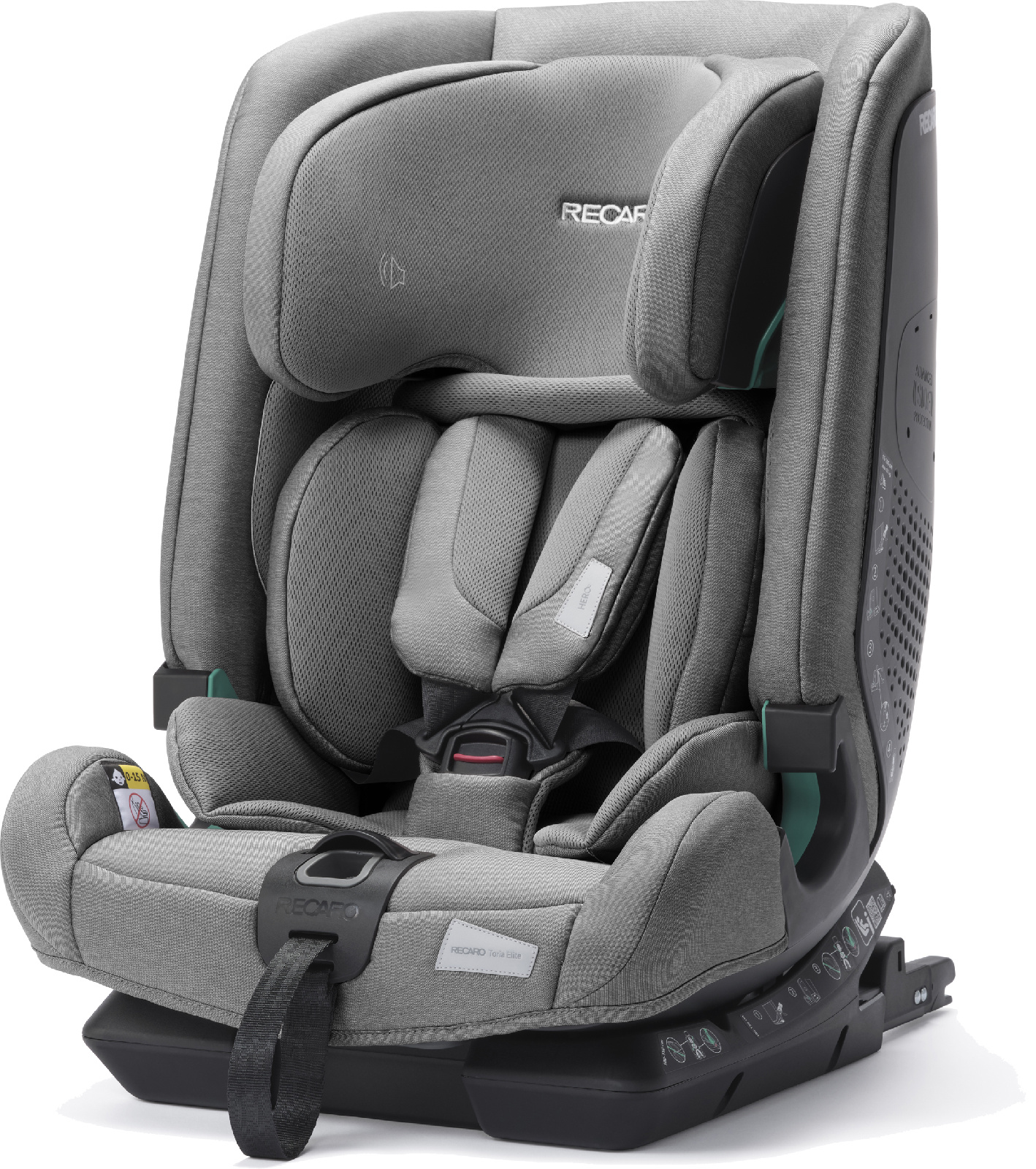 фото Автокресло recaro toria elite, группа 1/2/3, расцветка prime silent grey