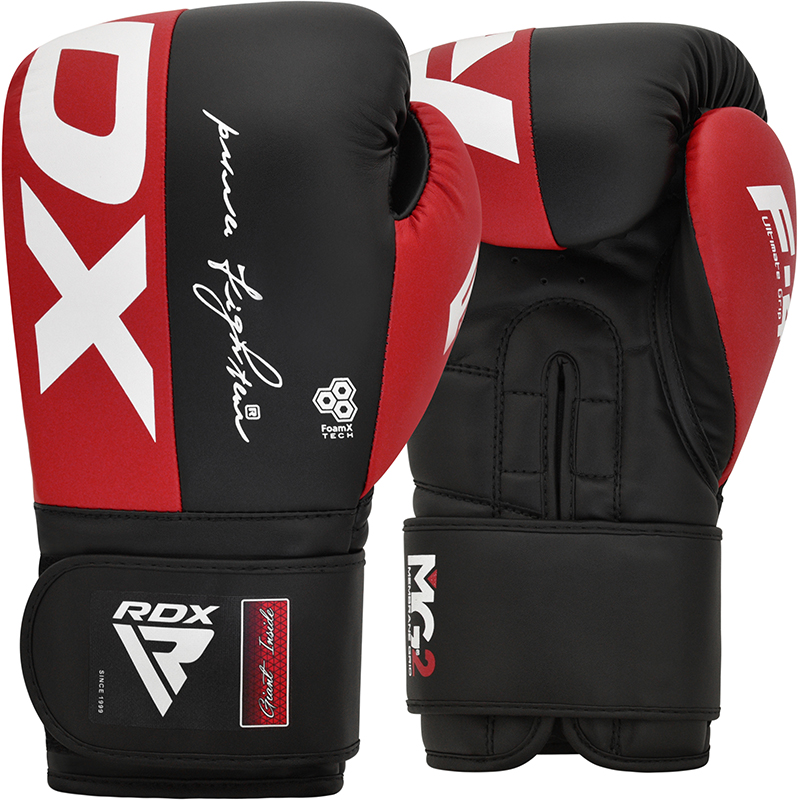 Тренировочные перчатки REX F4 14oz красн/черн.