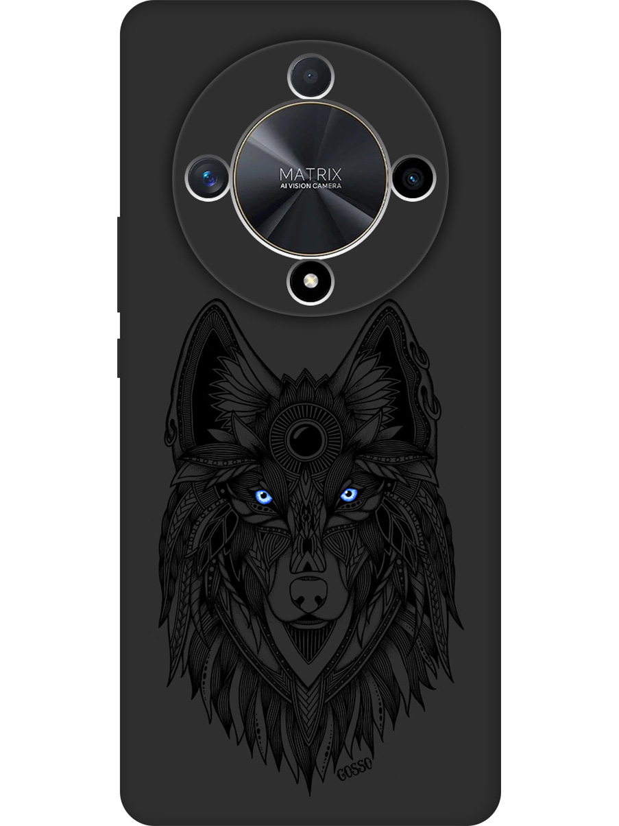 

Силиконовый чехол на Honor X9b / X50 с принтом "Голубоглазый волк" матовый черный, Черный;прозрачный;голубой, 781974312