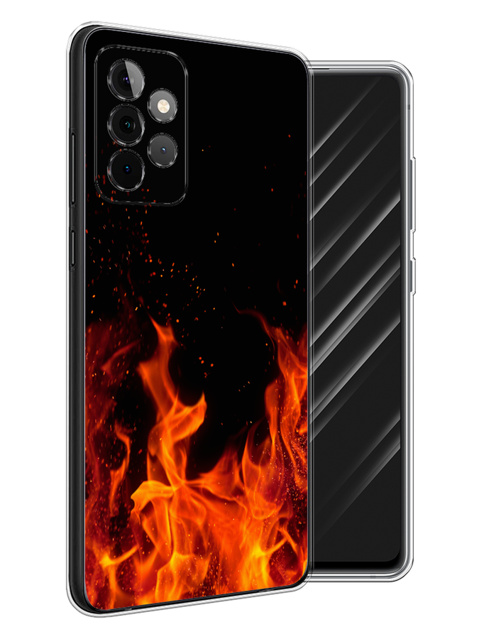 

Чехол Awog на Samsung Galaxy A72 / Самсунг A72 "Все в огне", Разноцветный, 2101950-4