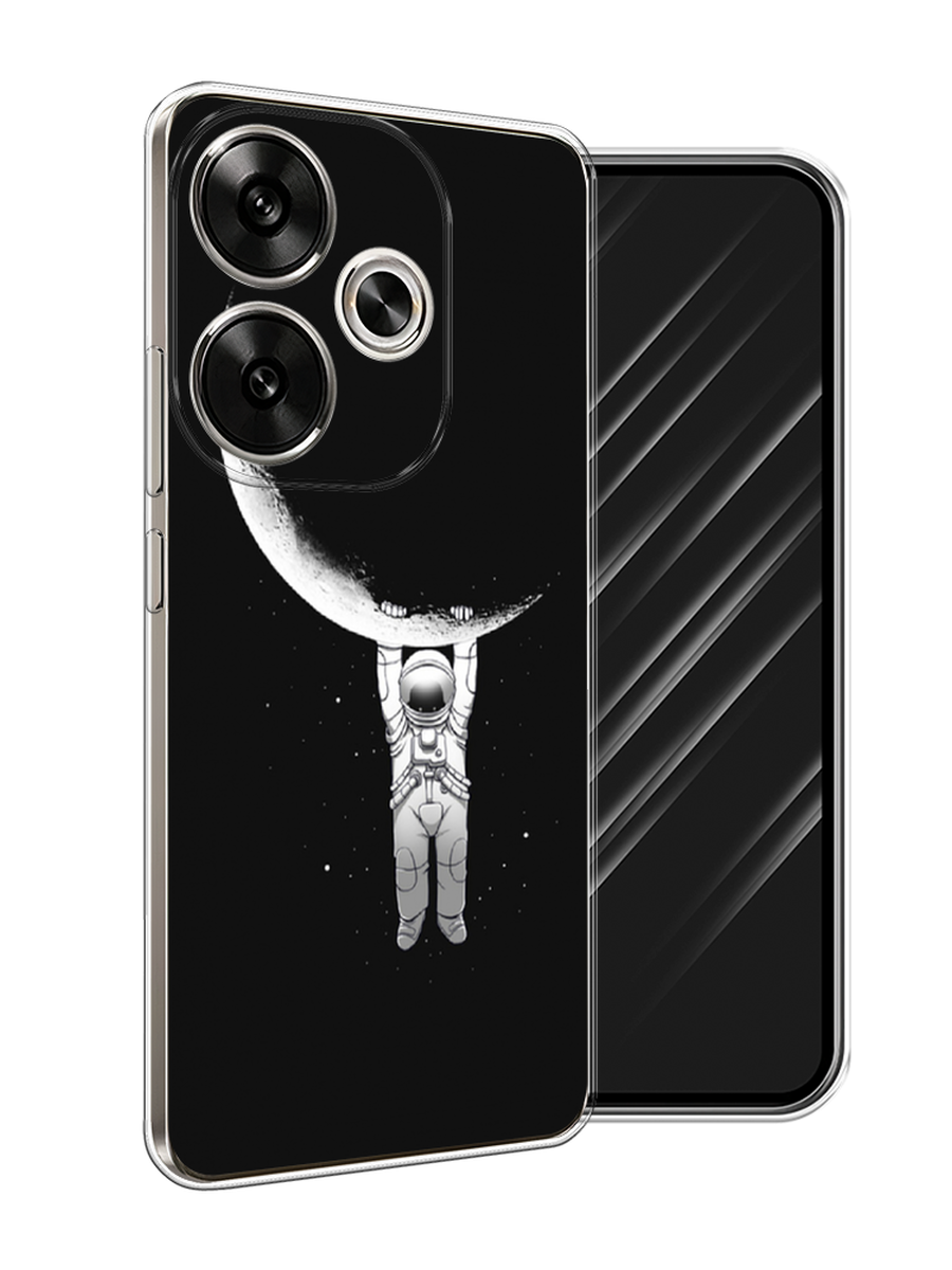 

Чехол Awog на Xiaomi Redmi Turbo 3, Poco F6 "Космонавт", Белый;черный, 322250-1
