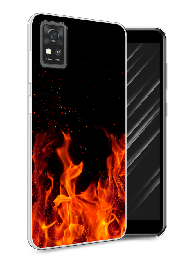 

Чехол Awog на ZTE Blade A31 / ЗТЕ Блэйд A31 "Все в огне", Разноцветный, 134650-4