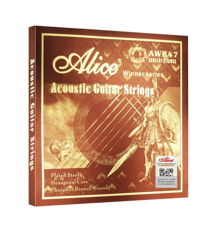 

Комплект струн для акустической гитары, фосфорная бронза, 11-52, Alice AWR47-SL