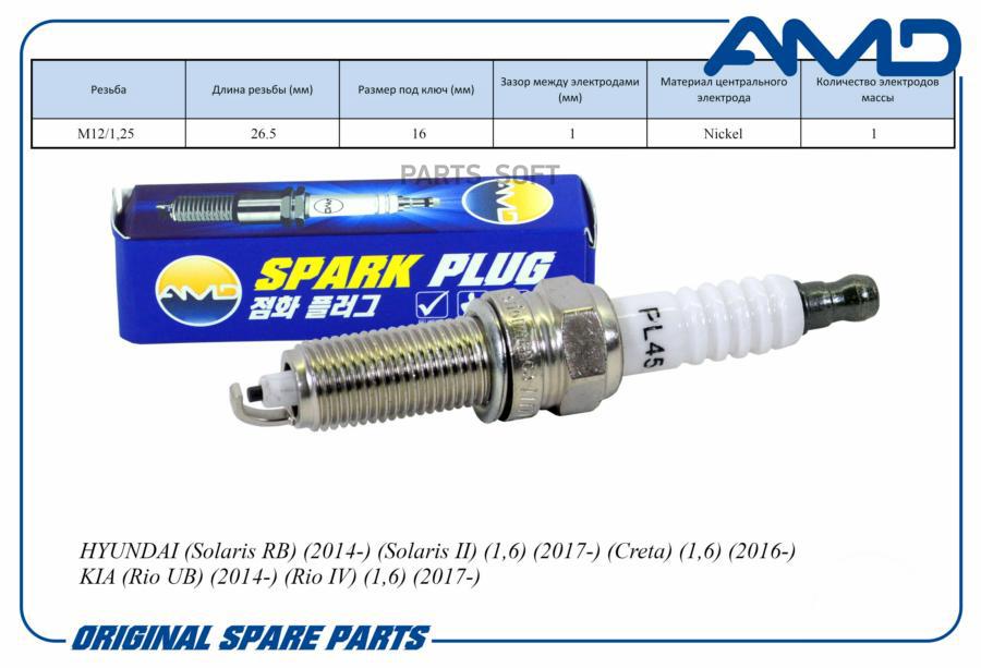 Свеча зажигания AMD AMD.PL45