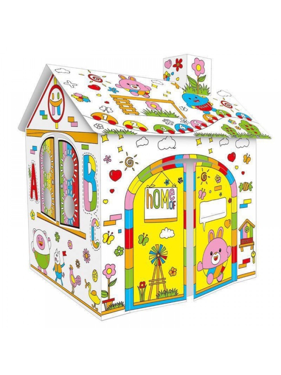 

Картонный домик раскраска Darom Diy House Doodle