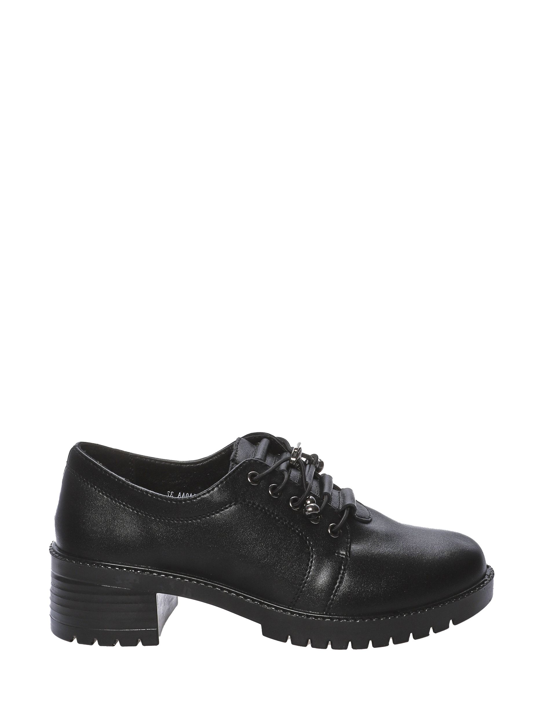 

Полуботинки женские 4x4 shoes 29HS-02-01A0AA черные 40 RU, 29HS-02-01A0AA
