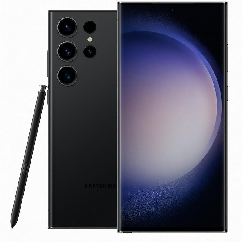 Смартфон Samsung Galaxy S23 Ultra 5G 12/256Gb,  SM-S918B,  черный фантом