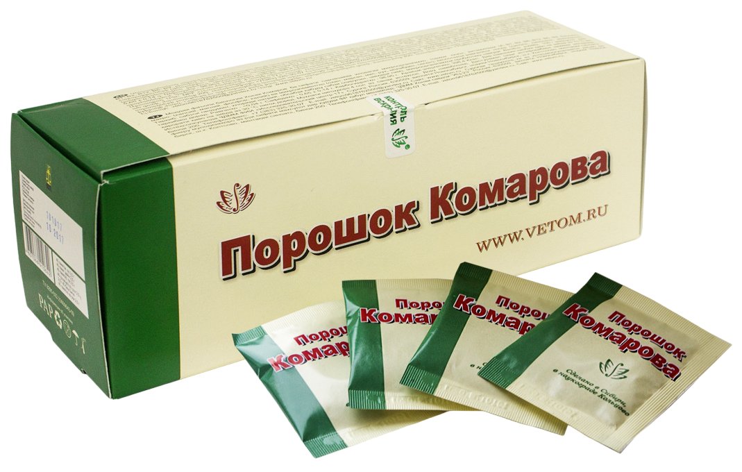 Порошок Комарова Ветом 40 пакетиков