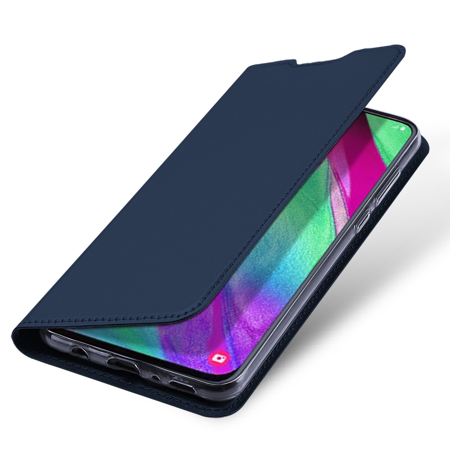 фото Чехол книжка dux ducis для samsung galaxy a40 2019 (sm-a405f) skin series синий