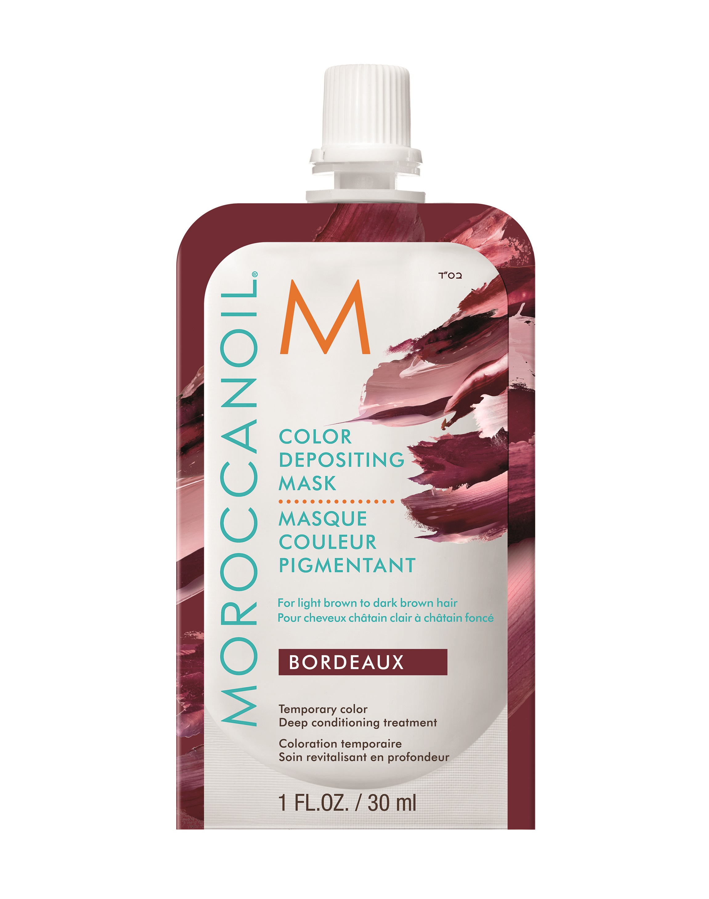 Маска для волос Moroccanoil Color Depositing Mask Bordeaux тонирующая, 30 мл moroccanoil color тонирующий шампунь с фиолетовым пигментом 70 мл