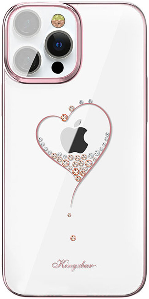 фото Чехол kingxbar wish series pink для iphone 13 pro max