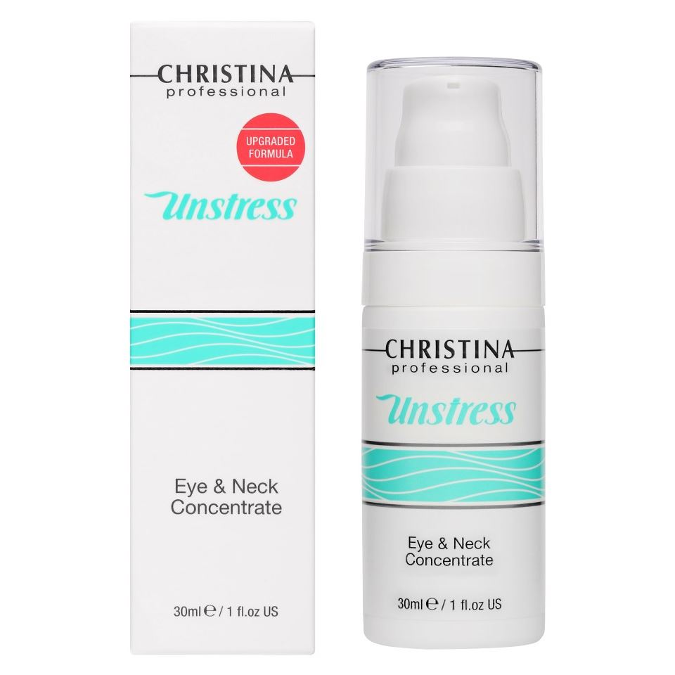 фото Концентрат для лица christina unstress eye & neck, 30 мл