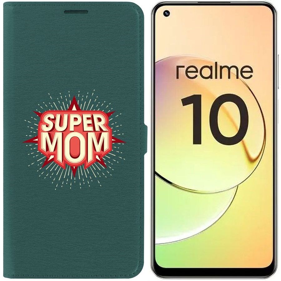 

Чехол-книжка Eco Book для Realme 10 4G Супер Мама