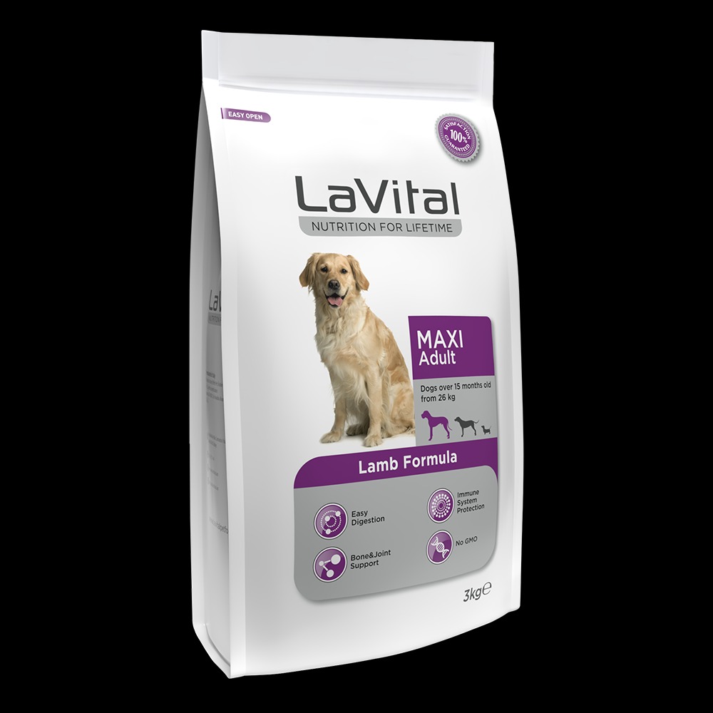 

Lavital Maxi Adult Dog Lamb 3 кг сухой корм для собак крупных пород с ягненком 1х4