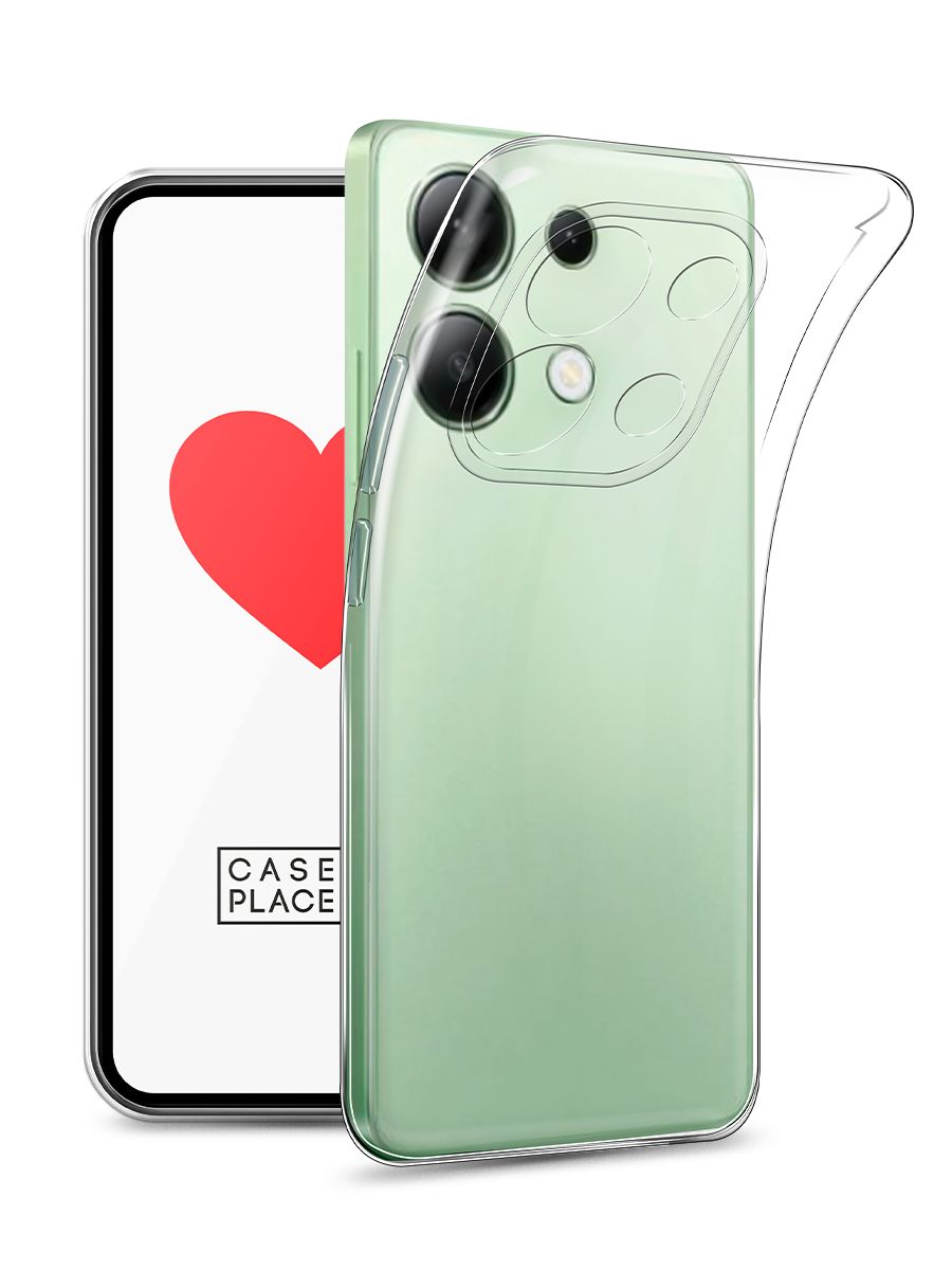 

Чехол на Xiaomi Redmi Note 13 4G (Global) прозрачный, 321050-1