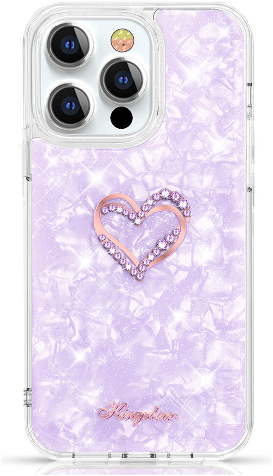 Чехол Kingxbar Epoxy Series Purple для iPhone 13 Pro Max