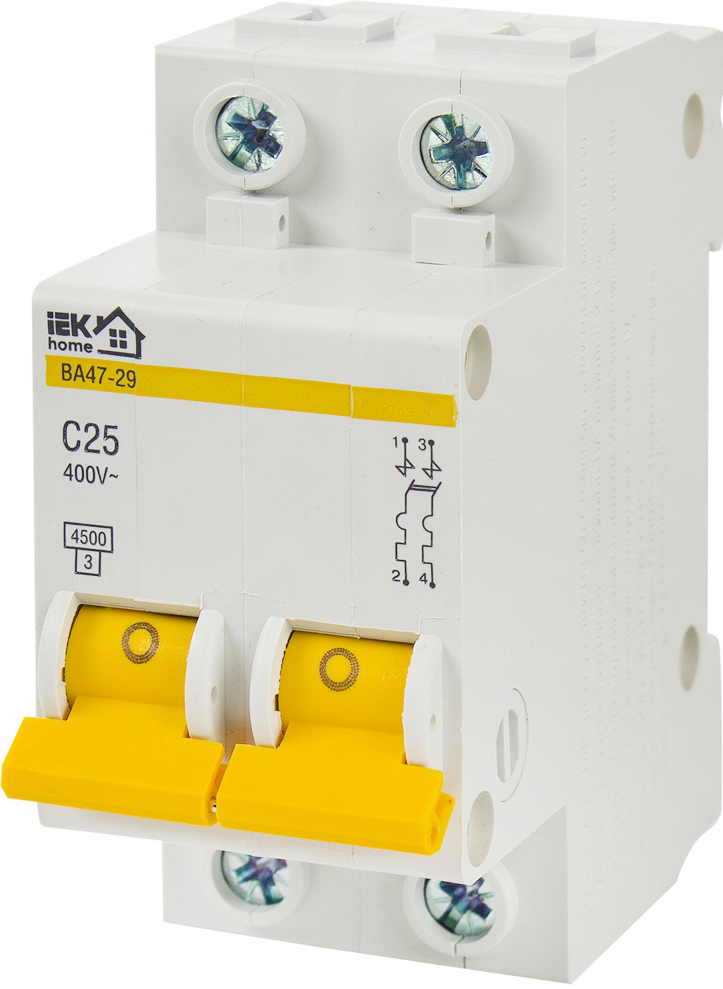 

IEK Автоматический выключатель Home ВА47-29 1P N C25 А 4.5 кА
