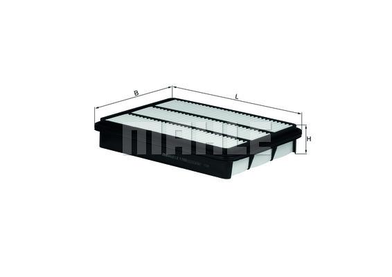 

Воздушный фильтр Mahle/Knecht для Toyota Land Cruiser 120 3.0d LX1700