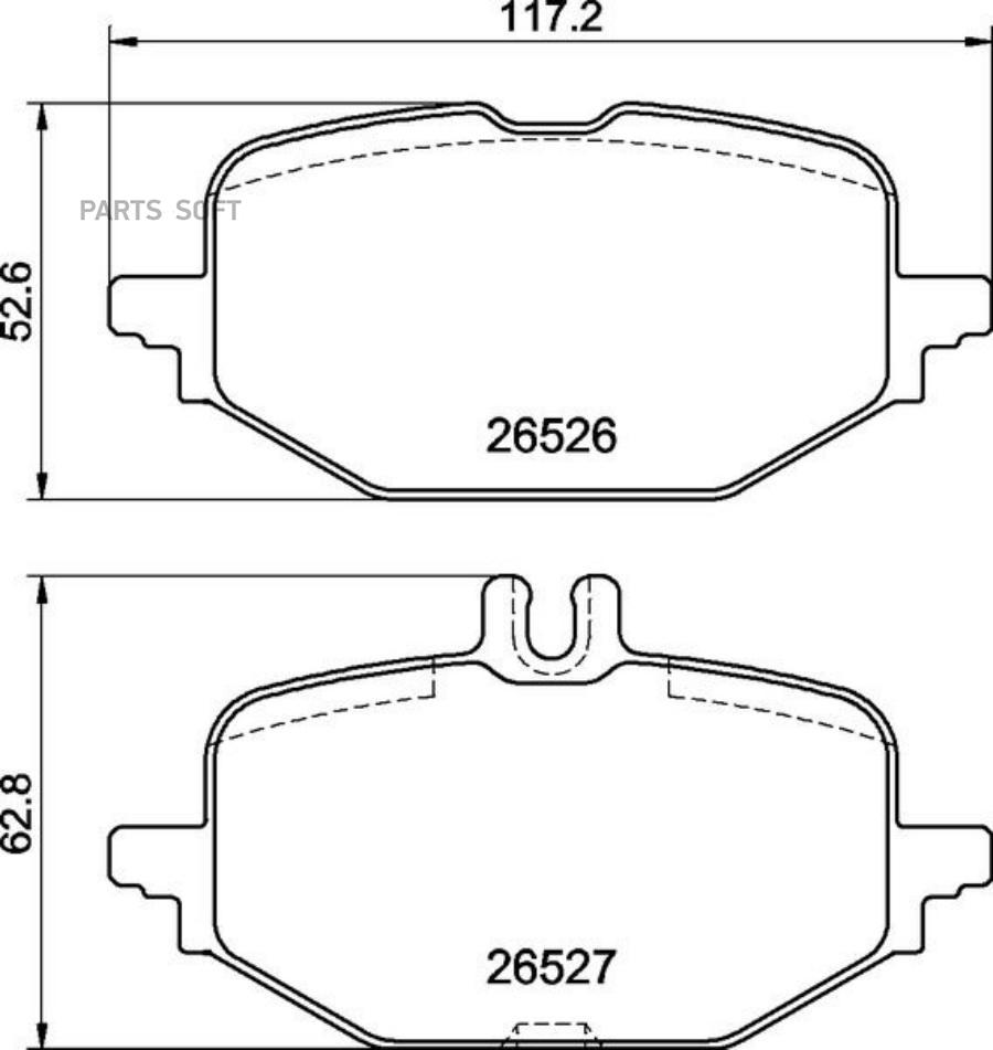 

Тормозные колодки brembo P50172