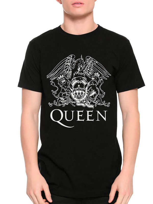 фото Футболка мужская design heroes queen - фредди меркьюри черная xs