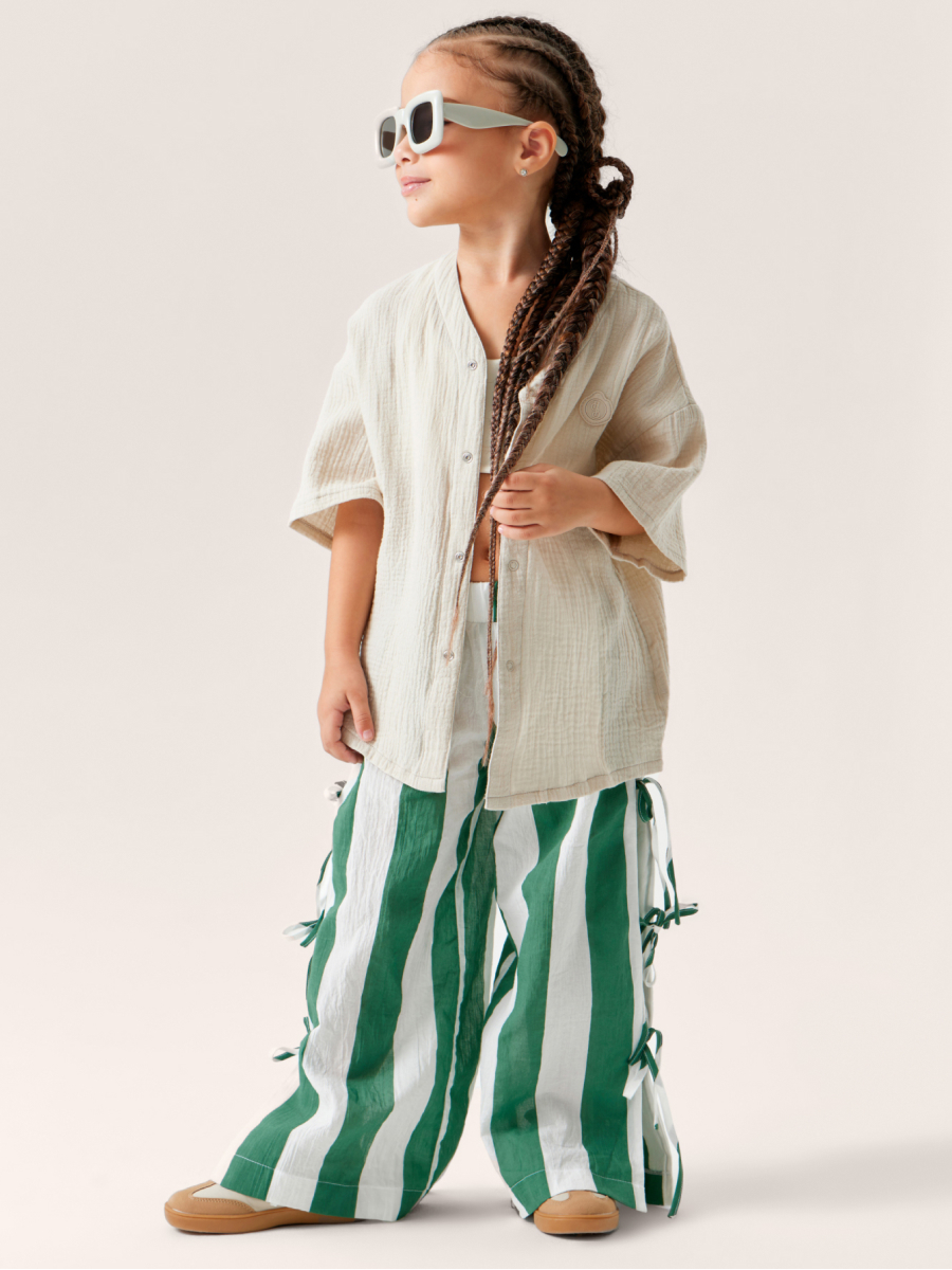 

Брюки детские Happy Baby 88191, green stripe, 104, Зеленый, 88191