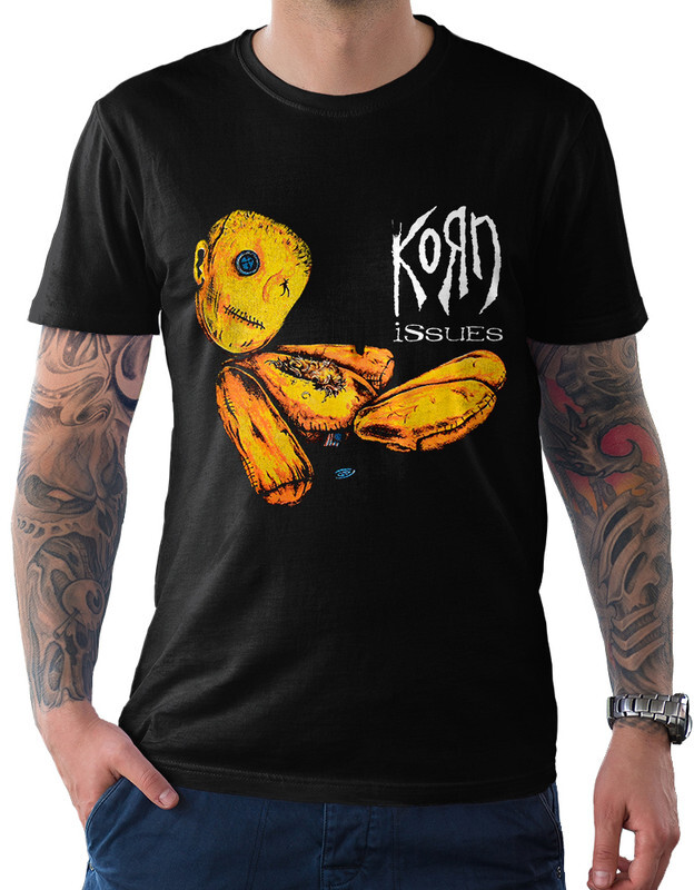 фото Футболка мужская design heroes korn черная 3xl