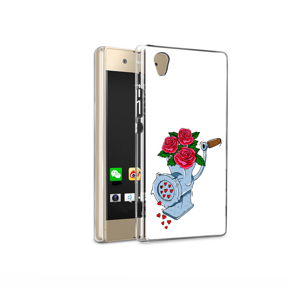 

Чехол MyPads Tocco для Sony Xperia XA1 Ultra Цветочные сердца (PT67027.252.199), Прозрачный, Tocco