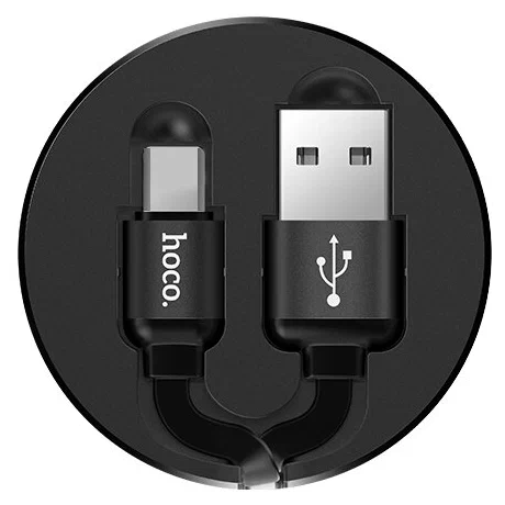 

Дата-кабель Hoco U23 Resilient USB - Micro USB TPE, 2.0A 0.92 м, Black