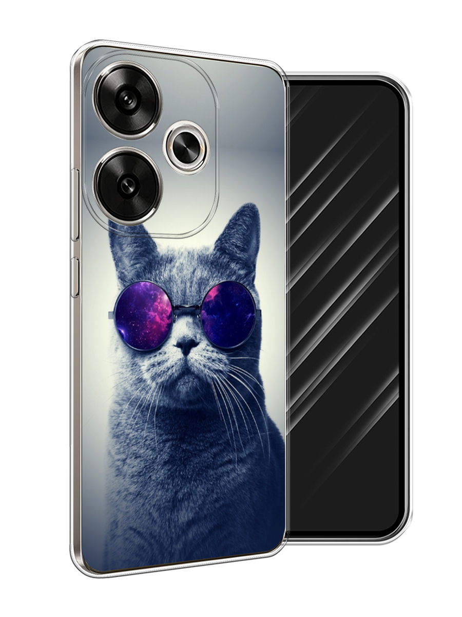 

Чехол Awog на Xiaomi Redmi Turbo 3, Poco F6 "Космический кот", Бордовый, 322250-1