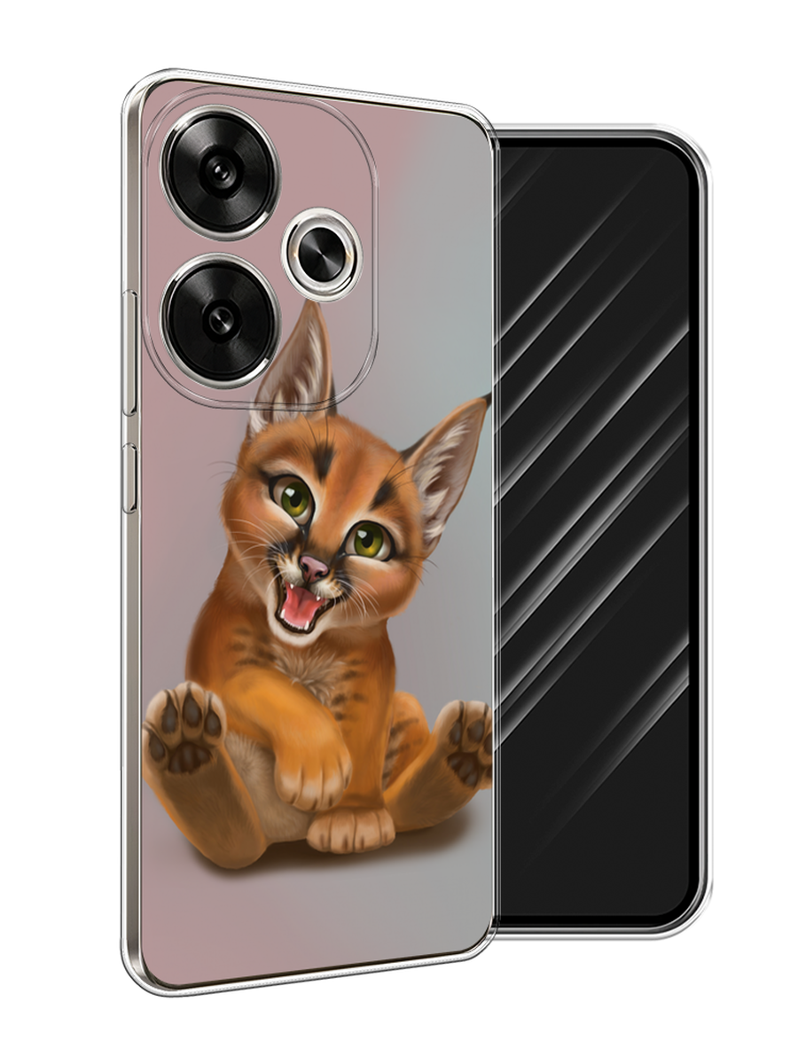 

Чехол Awog на Xiaomi Redmi Turbo 3, Poco F6 "Малыш рыси", Оранжевый;серый, 322250-1