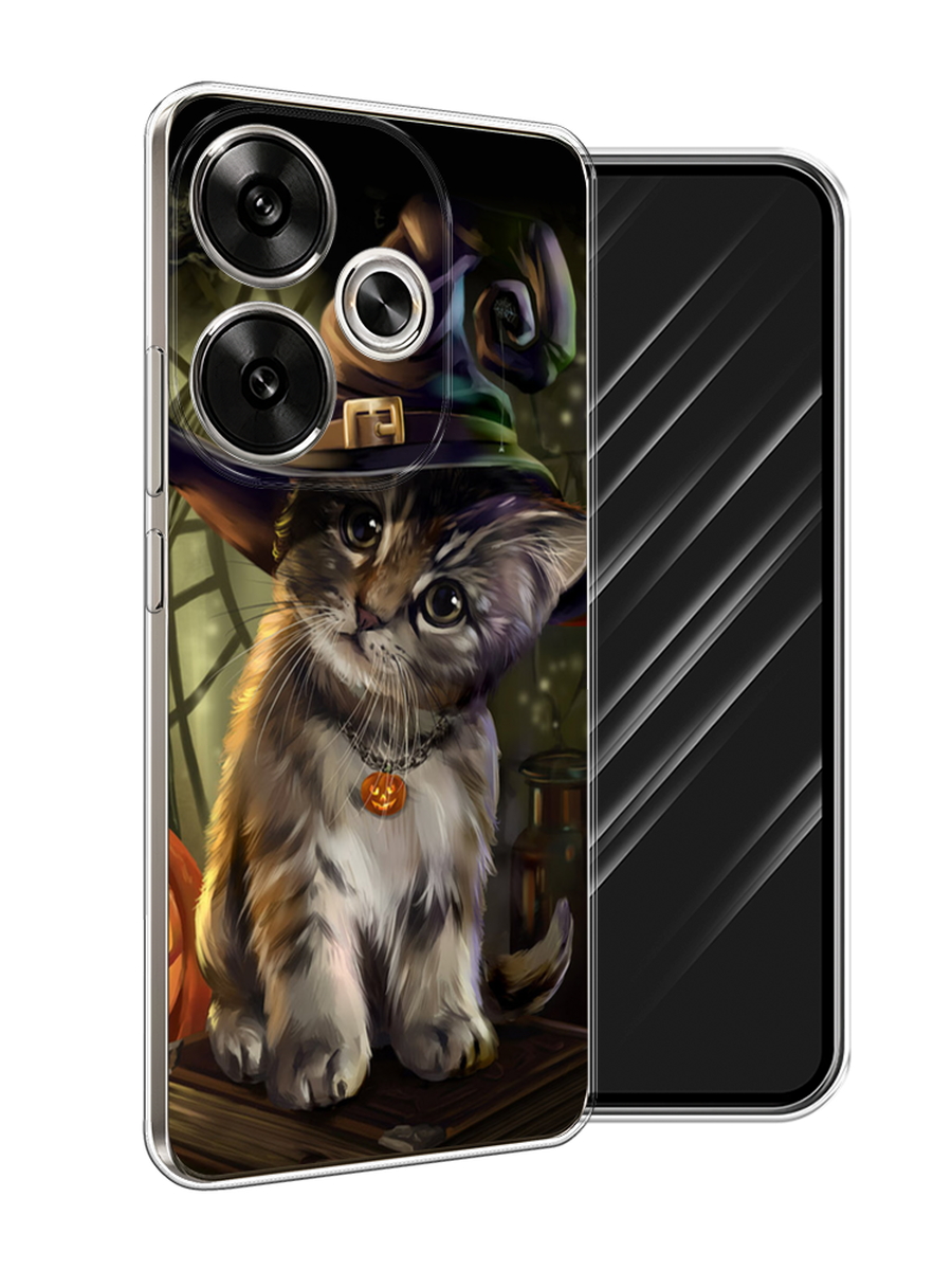 

Чехол Awog на Xiaomi Redmi Turbo 3, Poco F6 "Кот на Хэллоуин", Зеленый;серый, 322250-1