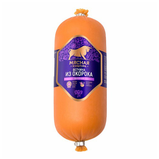 

Ветчина вареная Мясная культура из свиного окорока 400 г