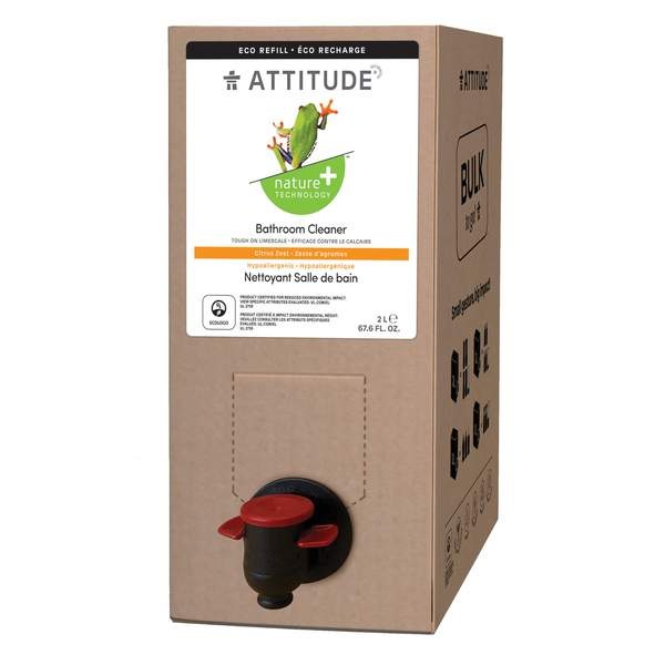 фото Очиститель для ванных комнат attitude bulk2 go 2 л