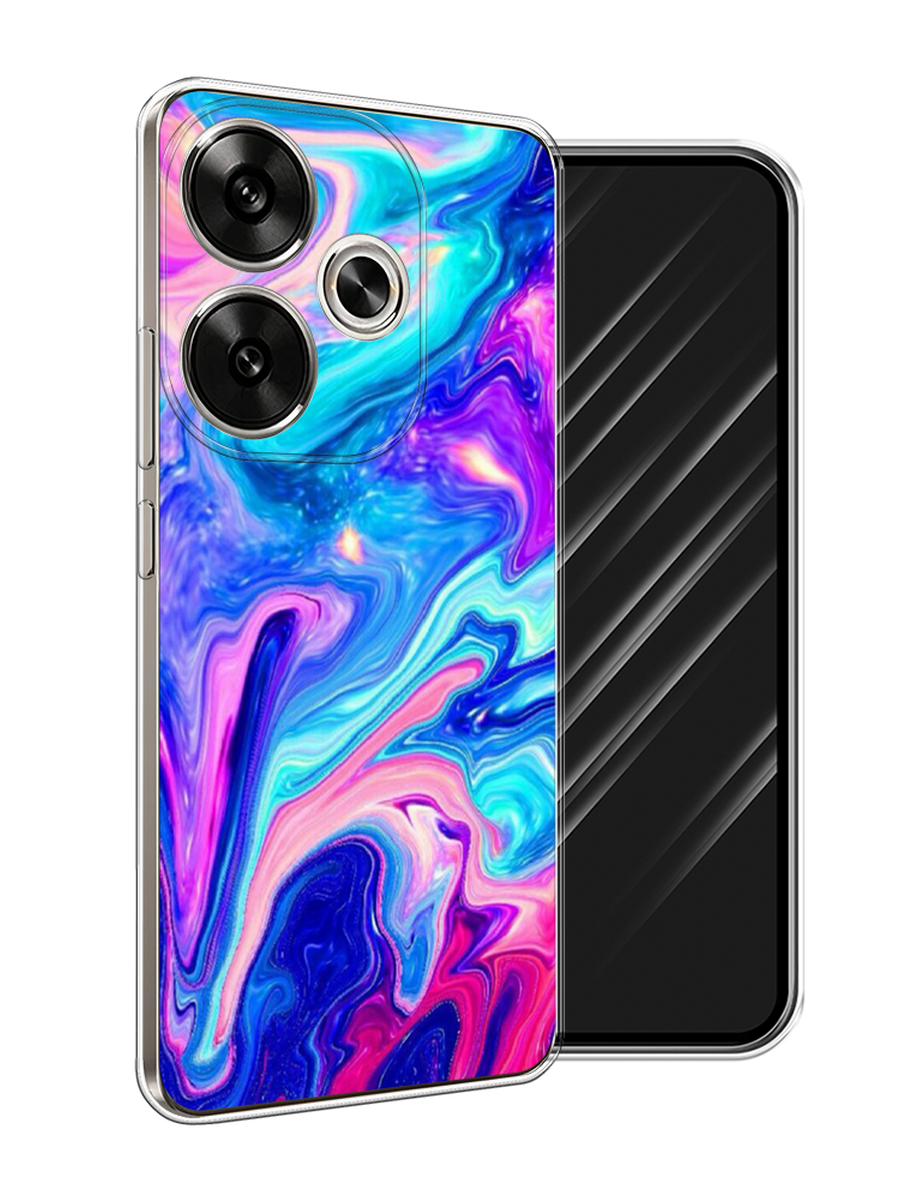 

Чехол Awog на Xiaomi Redmi Turbo 3, Poco F6 "Потеки краски", Розовый, 322250-1