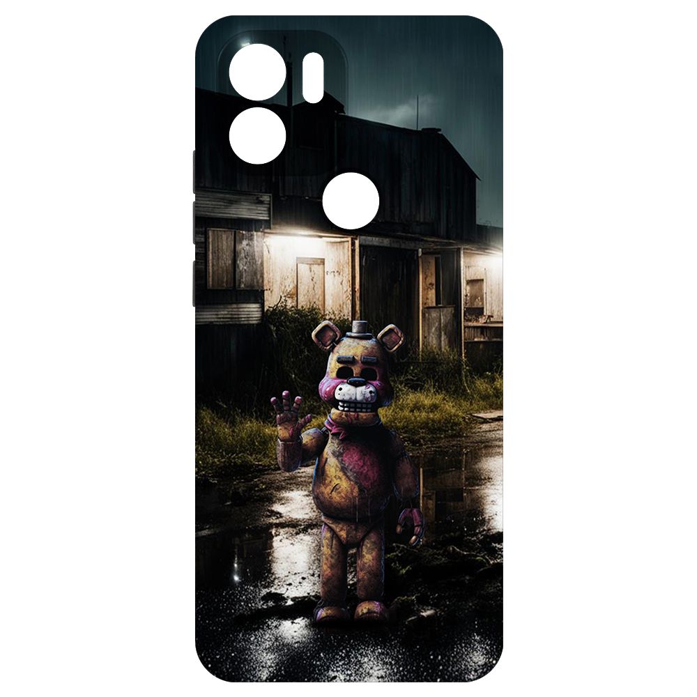 

Чехол-накладка Krutoff Soft Case ФНАФ - Фредди под дождем для Xiaomi Poco C51 черный